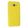 Newface Samsung Galaxy J7 Kılıf Nano içi Kadife Silikon - Sarı