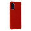 Newface Samsung Galaxy S20 Kılıf Nano içi Kadife Silikon - Kırmızı