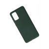 Newface Samsung Galaxy S20 Plus Kılıf Nano içi Kadife Silikon - Koyu Yeşil