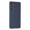 Newface Samsung Galaxy S21 Ultra Kılıf Nano içi Kadife Silikon - Gri