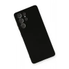 Newface Samsung Galaxy S21 Ultra Kılıf Nano içi Kadife Silikon - Siyah