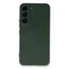 Newface Samsung Galaxy S23 Plus Kılıf Nano içi Kadife Silikon - Koyu Yeşil