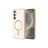 Newface Samsung Galaxy S24 Kılıf Kross Magneticsafe Kapak - Gold