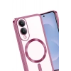 Newface Samsung Galaxy S25 Edge Kross Magneticsafe Kapak - Rose