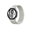Newface Samsung Galaxy Watch 4 Metal Mıknatıslı Kordon - Gümüş