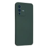 Newface Vivo V23 5G Kılıf Nano içi Kadife Silikon - Koyu Yeşil