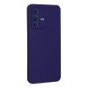 Newface Vivo V23 5G Kılıf Nano içi Kadife Silikon - Mor