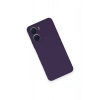 Newface Vivo Y16 Kılıf Nano içi Kadife Silikon - Mor