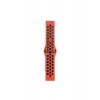 Newface Watch 20mm Spor Delikli Kordon - Kırmızı-Siyah