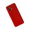 Newface Xiaomi Mi 11 Kılıf Nano içi Kadife Silikon - Kırmızı
