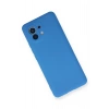 Newface Xiaomi Mi 11 Kılıf Nano içi Kadife Silikon - Mavi