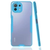 Newface Xiaomi Mİ 11 Lite Kılıf Platin Silikon - Mavi