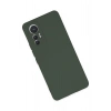 Newface Xiaomi Mi 12 Lite Kılıf Nano içi Kadife Silikon - Koyu Yeşil