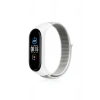 Newface Xiaomi Mi Band 4 Hasırlı Cırtcırtlı Kordon - Beyaz