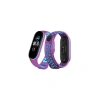 Newface Xiaomi Mi Band 7 Spor Delikli Kordon - Mor-Mavi