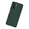 Newface Xiaomi Poco F3 Kılıf Nano içi Kadife Silikon - Koyu Yeşil