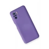 Newface Xiaomi Redmi Note 10 Kılıf Nano içi Kadife Silikon - Mor