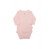 Organic Flying Balloons Kruvaze Uzun Kol Body Bs17121 Pembe