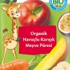 Organik Havuçlu Karışık Meyve Püresi 100 Gr