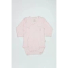Organik Natural Basic Style Kruvaze Uzun Kol Body Bs17102 Pembe