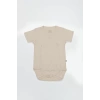 Organik Natural Basic Style Kruvaze Yarım Kol Body Bs17101 Bej