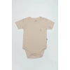 Organik Natural Basic Style Yarım Kol Body BS17103 Bej