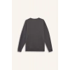 Oversize Geniş Kalıp Bisiklet Yaka Kalın Basic Düz Sweatshirt T5139AZ24AU