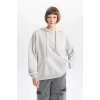 Oversize Geniş Kalıp Kapüşonlu Sweatshirt B7834AXNS