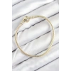 Pirinç Charm Topcuk Model Gold Renk Kadın Bileklik