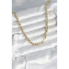 Pirinç Gold Renk 60 cm Zincir Kadın Kolye