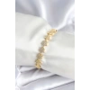 Pirinç Gold Renk Yıldız Model Kadın Bileklik