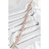 Pirinç Pembe Zirkon Taşlı Daire Baget Model Gold Renk VIP Seri Kadın Bileklik