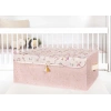 Püsküllü Kapaklı Kutu Düzenleyici Çok Amaçlı Organizer Kutu Baza Boy (Pembe) -04249