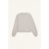 Regular Fit Bisiklet Yaka Kalın Basic Düz Sweatshirt