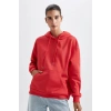 Regular Fit Kapüşonlu Sweatshirt