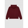 Relax Fit Kapüşonlu Cepli Basic Düz Fermuarlı Sweatshirt