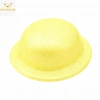 Sarı Simli Melon Şapka | İnce Plastik Glitter Yetişkin Parti Şapkası