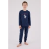 U.s. Polo Assn Uzun Kol Pijama Takım Us2233-4 Koyu İndigo