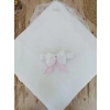 Yenidoğan Bal Peteği My Prince Nakışlı Delüks Kundak Bebek Battaniyesi Pembe
