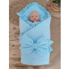 Yenidoğan Terikumaş Multi Mevsimlik Bebek Battaniyesi Kundak Mavi