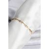Yıldız Model Gold Renk Pirinç Bileklik