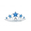 Yıldız Şekilli Elsa Prenses Kraliçe Tacı Mavi Renk Çocuk Boy 5x17 cm