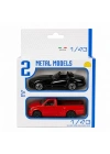 1:43 Street Fire Çiftli Arabalar 2li Set