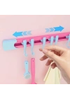 10 Kancalı Raylı Mutfak ve Banyo Düzenleyici Askı 30 cm