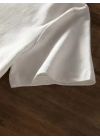 20/1 Penye Compack Baskılı Oversize Bisiklet Yaka Kısa Kol Yazlık T-shirt - Beyaz