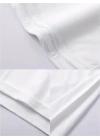 20/1 Penye Compack Bisiklet Yaka Kore tarzı sevimli ayı baskı Kısa Kol Erkek t-shirt - Beyaz