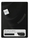 20/1 Penye Compack Day One Baskılı Oversize Bisiklet Yaka T-shirt - Siyah