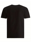20/1 Penye Compack SPACEBALLS Erkek Baskılı Oversize Bisiklet Yaka Kısa Kol Yazlık T-shirt - Siyah