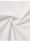20/1 Penye Compack Uçak Baskılı Oversize Bisiklet Yaka Kısa Kol T-shirt - Beyaz
