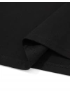 20/1 Penye Compack Uçak Baskılı Oversize Bisiklet Yaka Kısa Kol T-shirt - Siyah